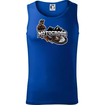 Motocross pohoří - Tílko pánské Core - S ( Královská modrá )