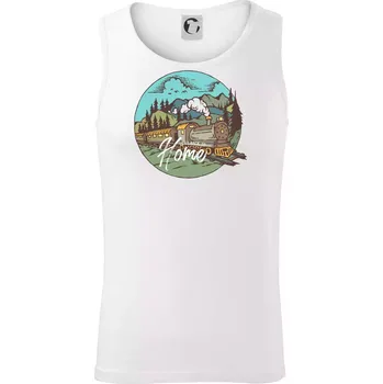 Train back to home - Tílko pánské Core - M ( Bílá )