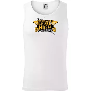 Pánské termoprádlo Motocross adrenaline level high - Tílko pánské Core - XL ( Bílá )
