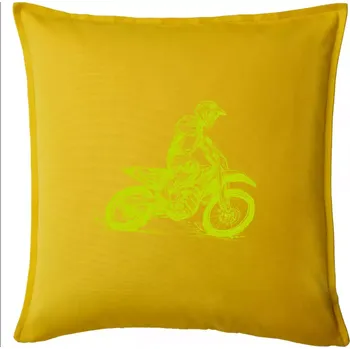 Polštář Crosska zelená - Polštář 50x50 - 50x50 - Pouze potah ( Žlutá )