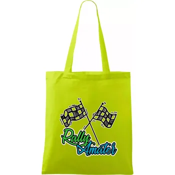 Nákupní taška Rally amatér - Taška bavlněná - 42 x 38 cm ( Limetková )