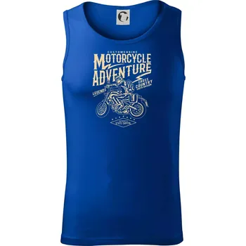 Motorcycle Adventure - Tílko pánské Core - S ( Královská modrá )
