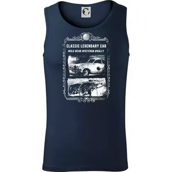 Pánská móda Classic Car Show - Tílko pánské Core - L ( Námořní modrá (velmi tmavá - téměř černá) )