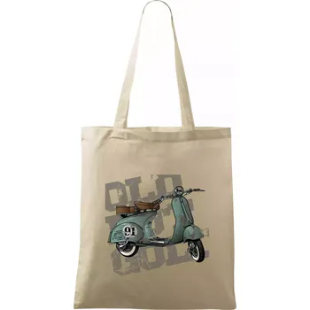 Nákupní taška Scooter olive - Taška bavlněná - 42 x 38 cm ( Naturální )