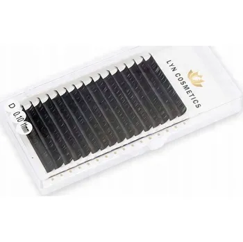 Umělé řasy JEDNOTLIVÉ HEDVÁBNÉ ŘASY PRO PRODLUŽOVÁNÍ D-0,10 #1428 - 10 mm