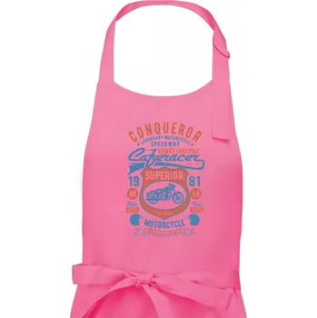 Kuchyňská zástěra Conqueror Speedway - Pánská zástěra na vaření - Univerzální velikost ( Růžová )