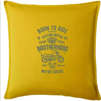 Polštář Motorcycle Brotherhood - Polštář 50x50 - 50x50 - Pouze potah ( Žlutá )