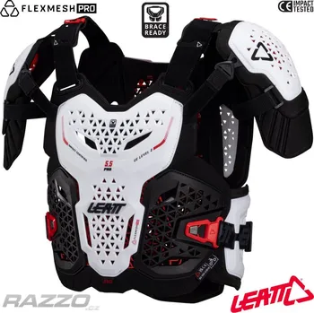 Chránič těla Chránič hrudi a zad Leatt 5.5 Pro EVO Chest Protector White XXL