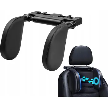 Polštář OPĚRKA HLAVY DO AUTA NASTAVITELNÁ 180° POD KRK POLŠTÁŘ