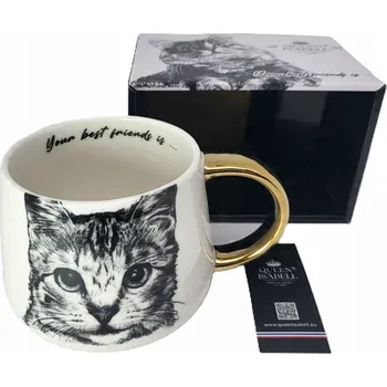 Hrnek Queen Isabell kočky porcelán 400 ml