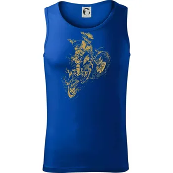 Dirt bike vintage - Tílko pánské Core - XL ( Královská modrá )