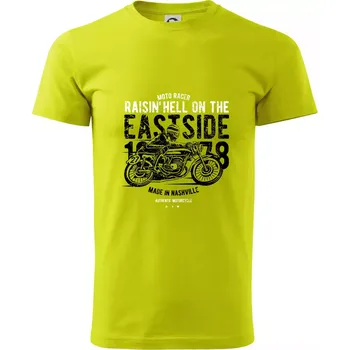 Pánské oblečení Raisin Hell Moto Racer - Klasické pánské triko vyšší gramáže - XS ( Limetková )