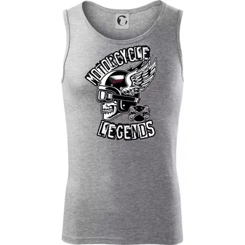 Czech Motorcycle legends - Tílko pánské Core - 2XL ( Tmavě šedý melír )