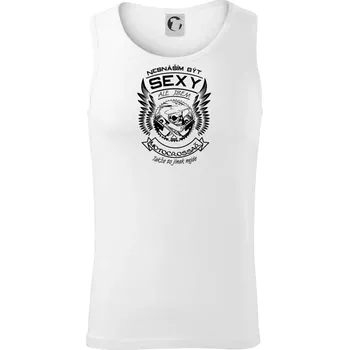 Nesnáším být sexy - motocrossař - Tílko pánské Core - L ( Bílá )