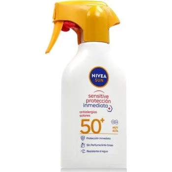 Přípravek na opalování Nivea Sun Sensitive Immediate Protect Spray SPF50+ ochranný opalovací sprej 270 ml