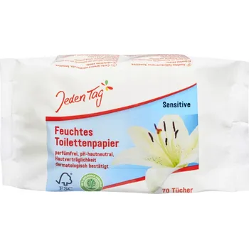 Toaletní papír Suchý toaletní papír bez vůně Jeden Tag 70 ks