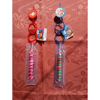 Bonbon Paw Patrol lízátko s brčkem klučičí 42g