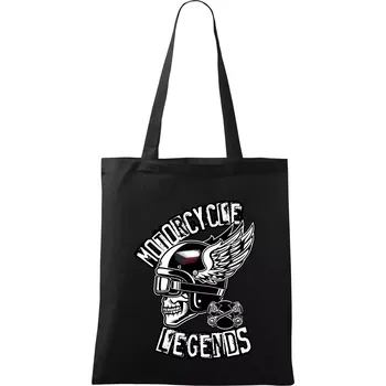 Czech Motorcycle legends - Taška bavlněná - 42 x 38 cm ( Černá )