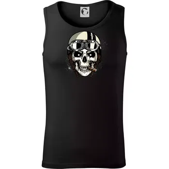 Pánské termoprádlo Motorkářská helma a doutník - Tílko pánské Core - M ( Černá )