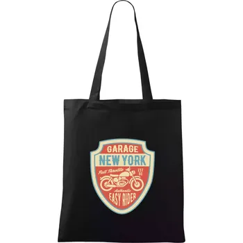 Nákupní taška Garage New York - Taška bavlněná - 42 x 38 cm ( Černá )