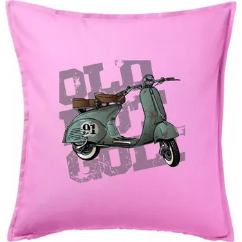 Polštář Scooter olive - Polštář 50x50 - 50x50 - Pouze potah ( Růžová )