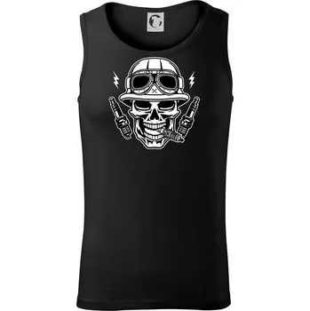 Lebka zapalovací svíčky - Tílko pánské Core - S ( Černá )