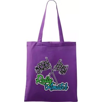 Rally amatér - Taška bavlněná - 42 x 38 cm ( Fialová )