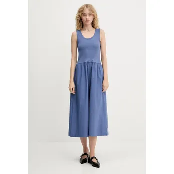 Dámské šaty Šaty Marc O'Polo modrá barva, midi, 5000006518 55X, vel. M