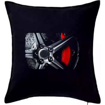 Polštář Kotoučová brzda vrtaná - Polštář 50x50 - 50x50 - Pouze potah ( Černá )