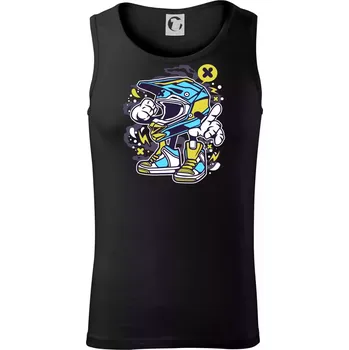 Motohelmátor - Tílko pánské Core - L ( Černá )