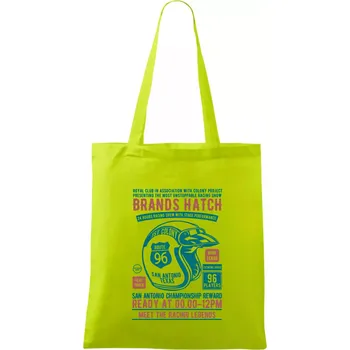 Brands Hatch Racing - Taška bavlněná - 42 x 38 cm ( Limetková )