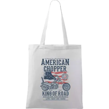 American Chopper - Taška bavlněná - 42 x 38 cm ( Bílá )