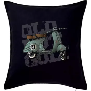 Polštář Scooter olive - Polštář 50x50 - 50x50 - Pouze potah ( Černá )