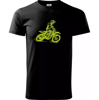 Crosska zelená - Triko extra velké (5-8XL) - 7XL ( Černá )