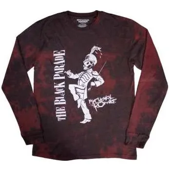 Zahraniční hudba Merch My Chemical Romance: My Chemical Romance Unisex Long Sleeve T-shirt: Marching (red) (wash Collection) (xx-large) XXL