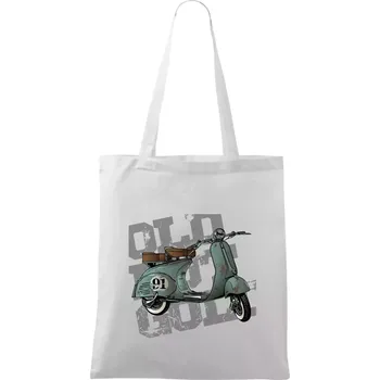 Scooter olive - Taška bavlněná - 42 x 38 cm ( Bílá )