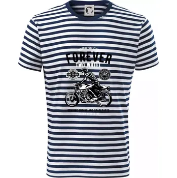 Pánská móda Forever Two Wheel - Triko na vodu - XS ( Prouhovaná )