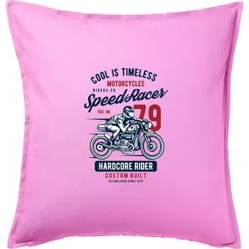 Polštář Speed Racer Motorcycles - Polštář 50x50 - 50x50 - Pouze potah ( Růžová )