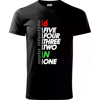 Moto lifestyle - Triko extra velké (5-8XL) - 7XL ( Černá )