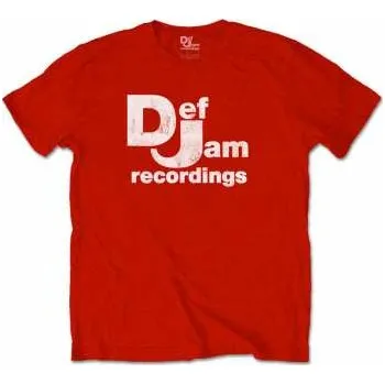 Pánské tričko Merch Def Jam Recordings: Tričko Classic Logo Def Jam Recordings L (207728)
