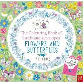 National Trust: The Colouring Book of Cards and Envelopes - Flowers and Butterflies