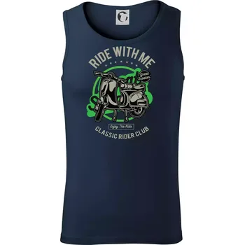 Pánská móda Ride With Me - Tílko pánské Core - S ( Námořní modrá (velmi tmavá - téměř černá) )