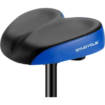 Sedlo na kolo Rozšířené sedlo na jízdní kolo 21 x 26 x 5,5 cm Pohodlný sedák tlumící nárazy pro silniční a horská kola Ergonomické cyklistické sedadlo modrá