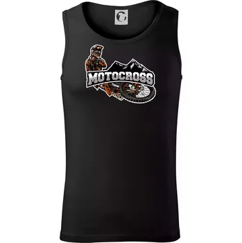 Pánské termoprádlo Motocross pohoří - Tílko pánské Core - S ( Černá )