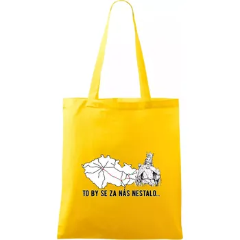 D1 - to by se za nás nestalo - Taška bavlněná - 42 x 38 cm ( Žlutá )