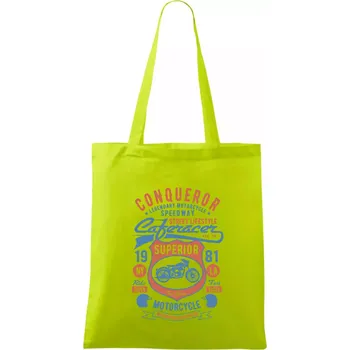 Conqueror Speedway - Taška bavlněná - 42 x 38 cm ( Limetková )