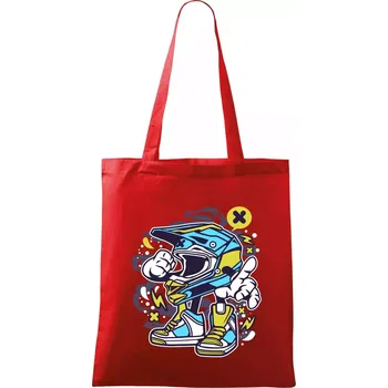 Motohelmátor - Taška bavlněná - 42 x 38 cm ( Červená )