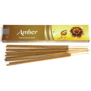 Aroma difuzér Vonné Tyčinky Vedic - 26 různých vůní Varianta: Vonné Tyčinky Vedic - Jantar