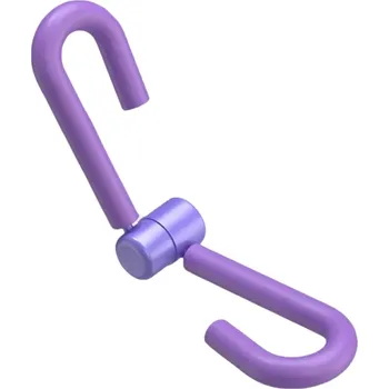 Posilovač stehen a paží ve více barvách Posilovací pružinový trenažer s pěnovými rukojeťmi na nohy, paže i hýždě fialová