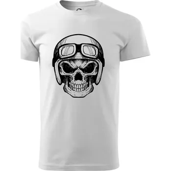 Nasranej motorkář - Triko extra velké (5-8XL) - 8XL ( Bílá )